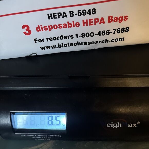 3 Pack Genuine Bio SpeedCLEAN Model SX ULTRA HEPA Filtration Vacuum Bags B-5948 - Picture 4 of 4